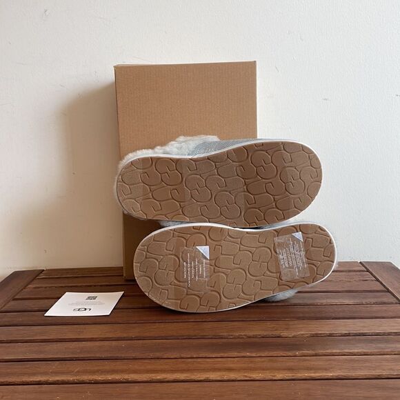 UGG Scuffette II Mirror Ball Slippers Silver Women Size 5 - Picture 12 of 15